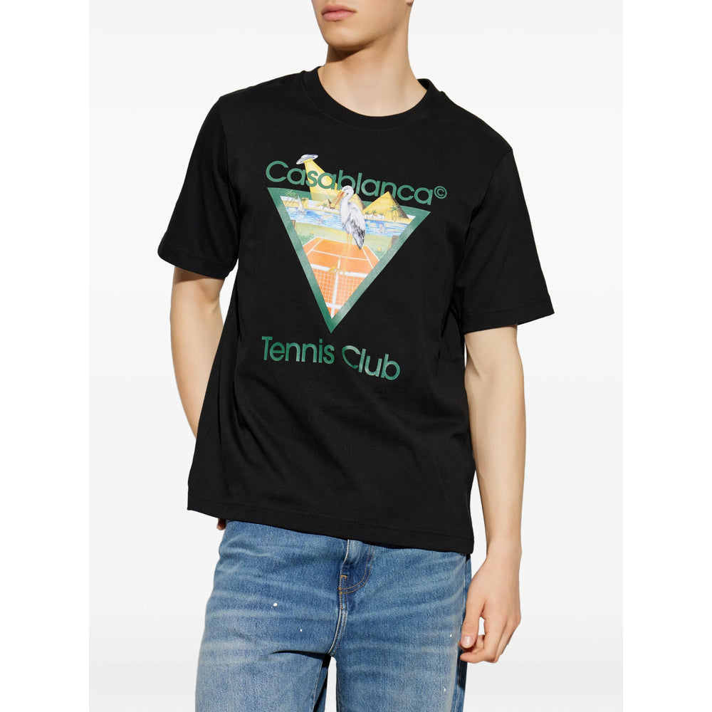 Casablanca Black T-Shirts & Vests - T-Shirts Men CASABLANCA