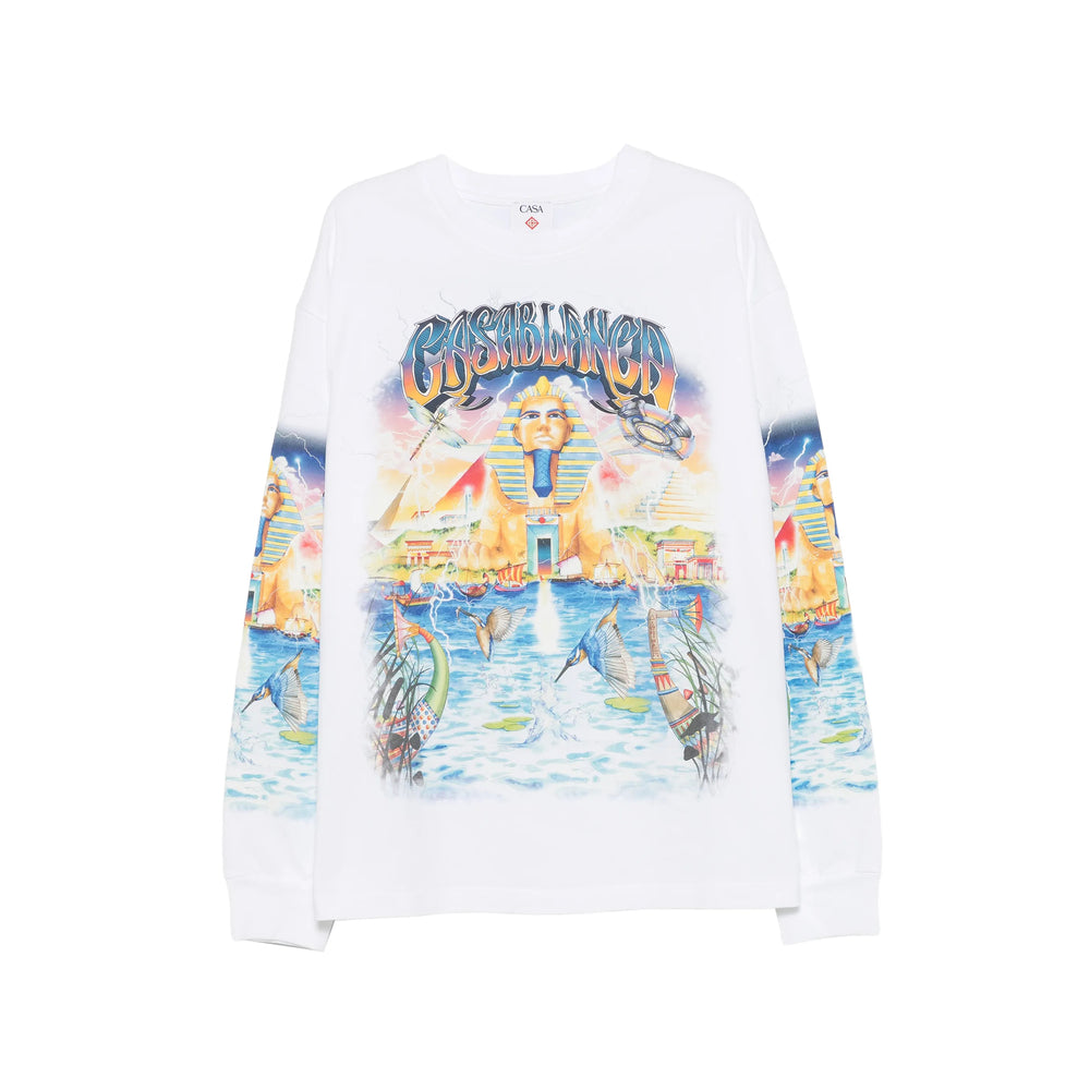 Casablanca White T-Shirts & Vests - T-Shirts Men CASABLANCA