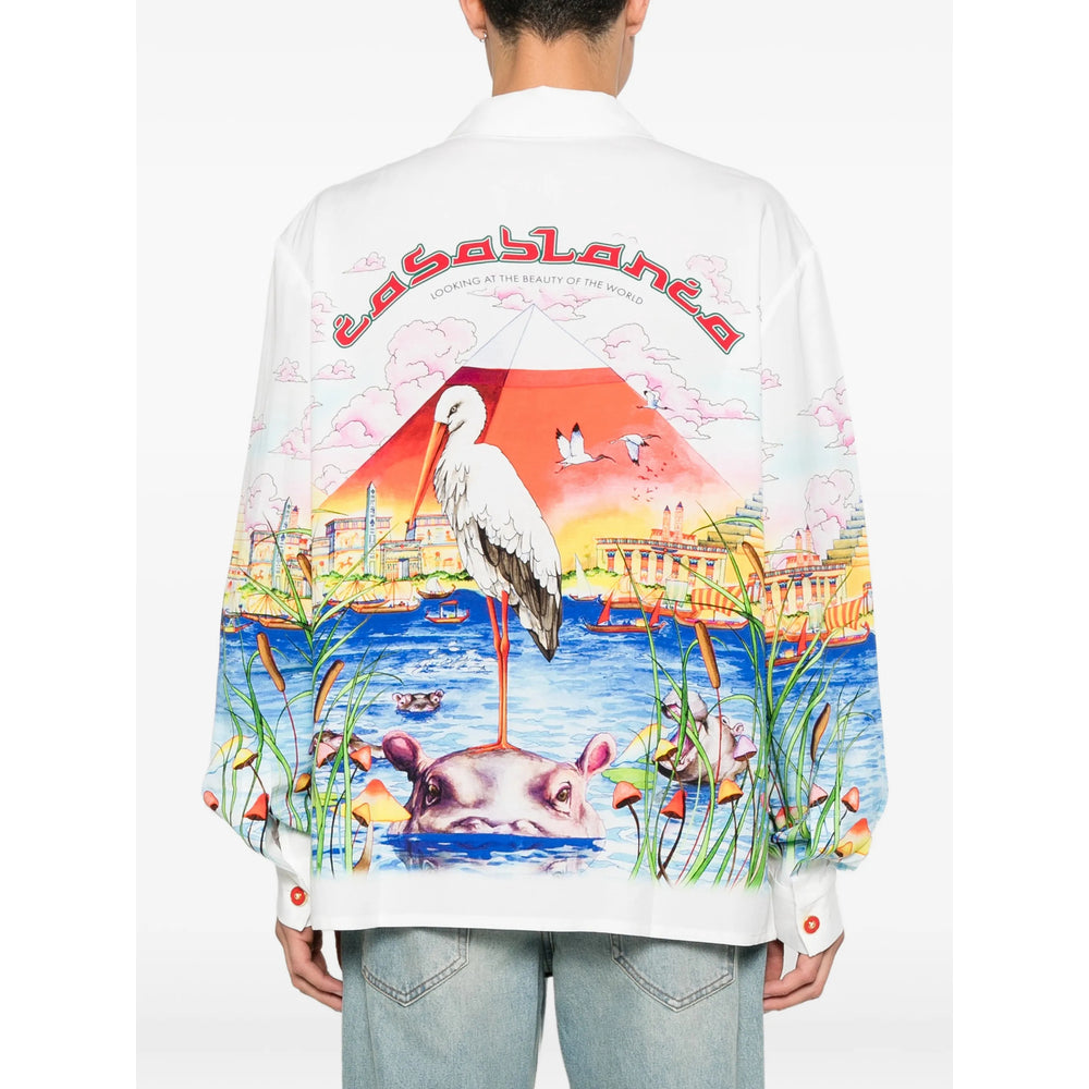 Casablanca White Shirts Men CASABLANCA