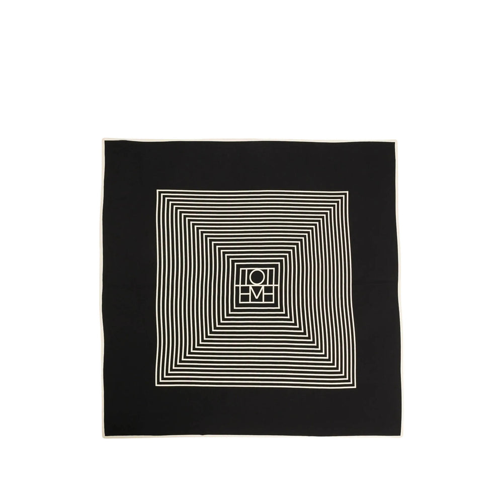 Toteme Black Scarves Women TOTEME