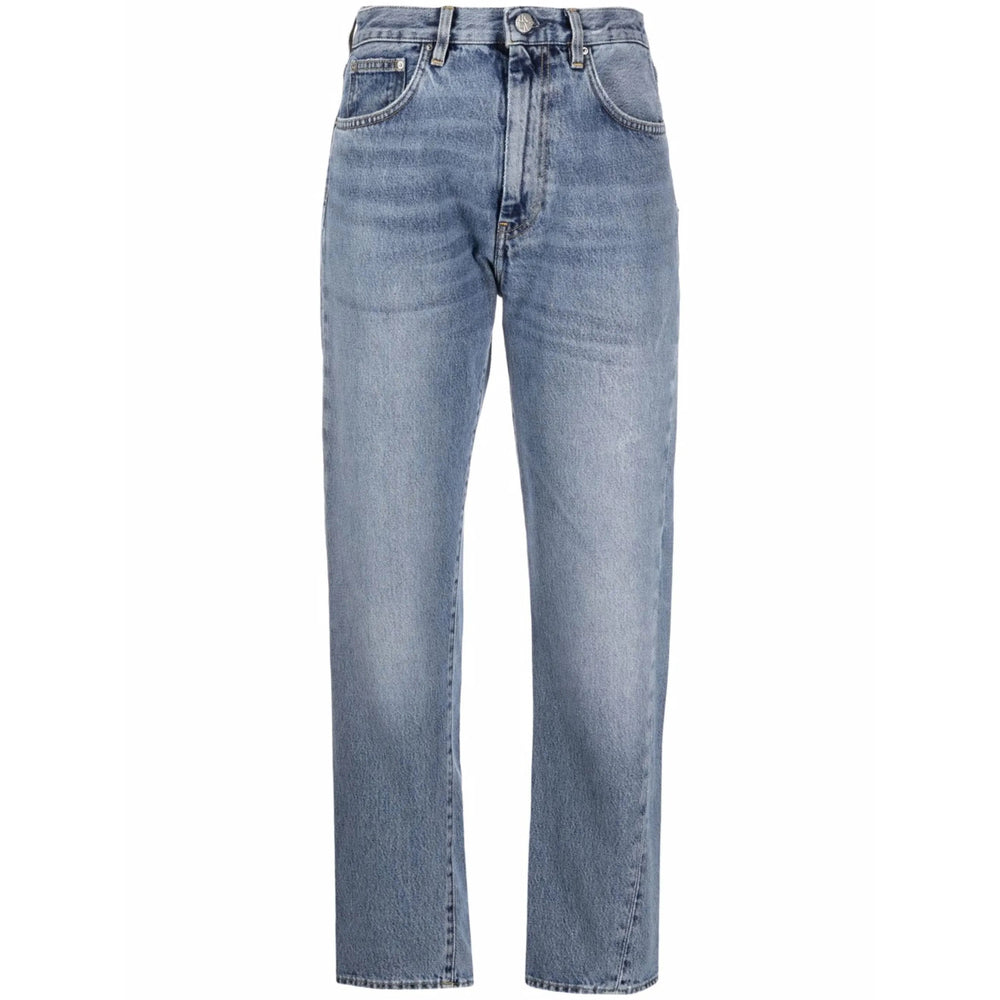 Toteme Blue Denim - Cropped Jeans Women TOTEME