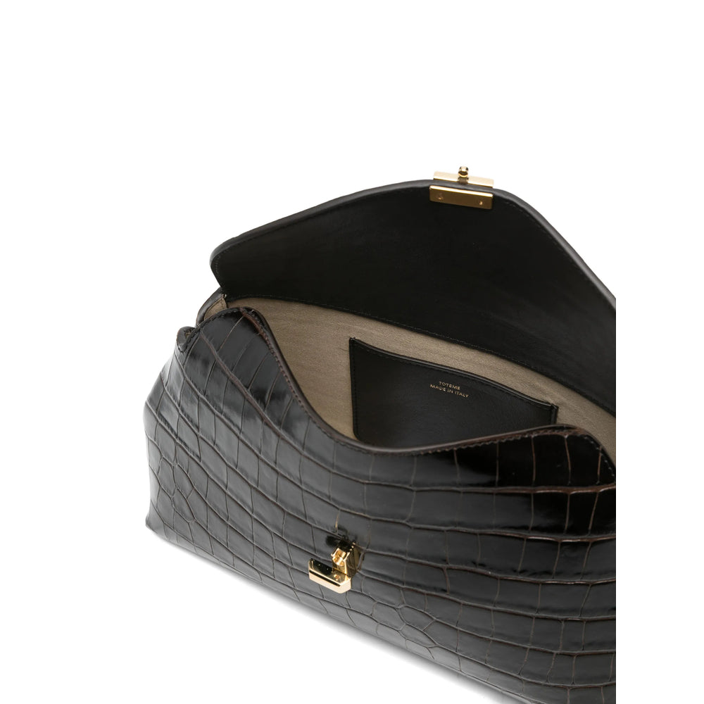 Toteme Brown Clutch Bags Women TOTEME