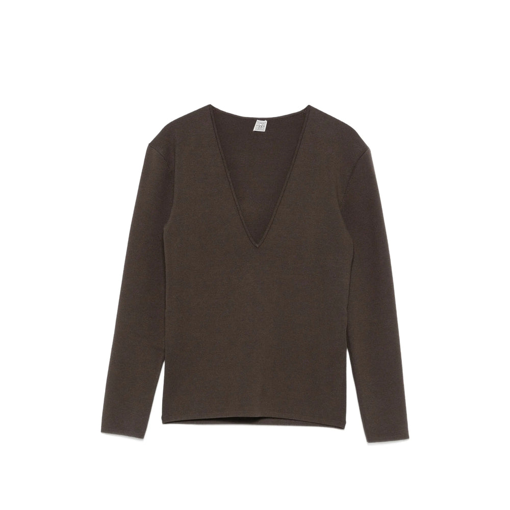 Toteme Brown Knitwear - Jumpers Women TOTEME