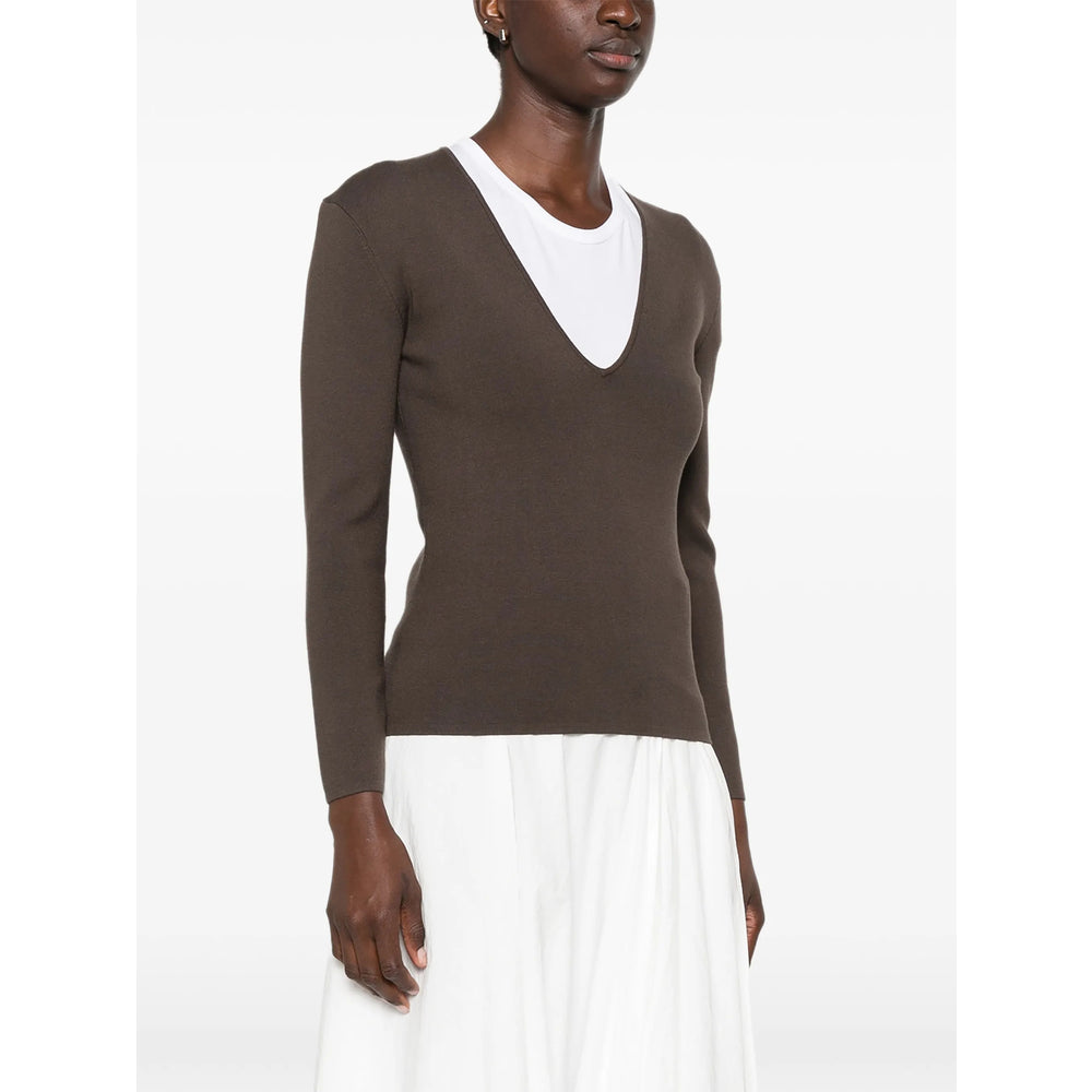 Toteme Brown Knitwear - Jumpers Women TOTEME