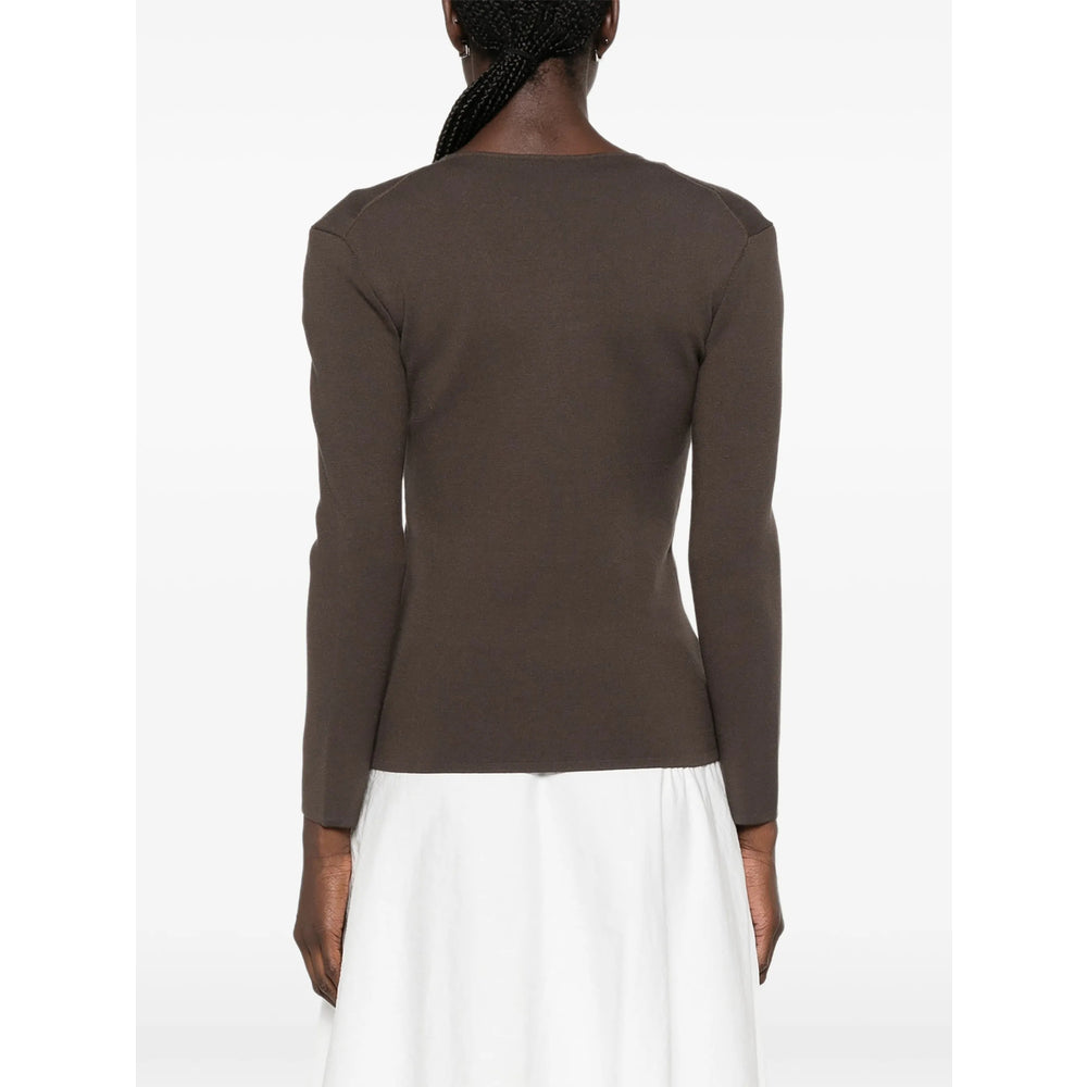 Toteme Brown Knitwear - Jumpers Women TOTEME