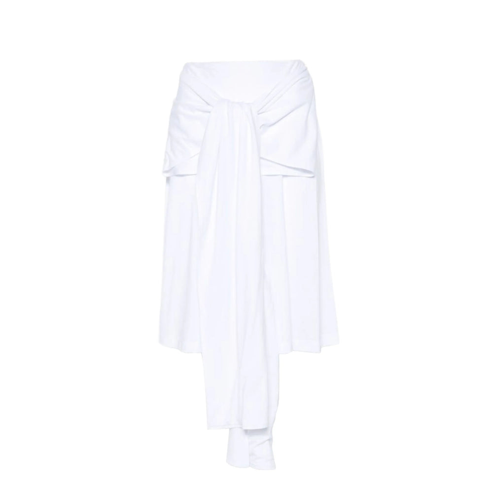 Toteme White Shorts - Knee-Length Shorts Women TOTEME