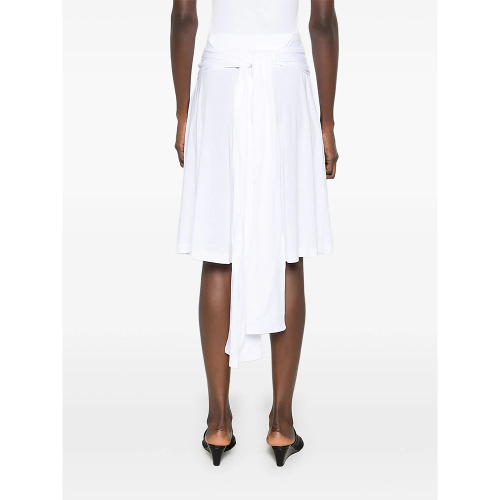 Toteme White Shorts - Knee-Length Shorts Women TOTEME
