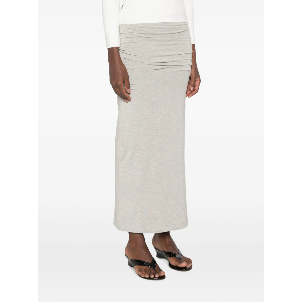 Toteme Grey Skirts - Asymmetric & Draped Skirts Women TOTEME