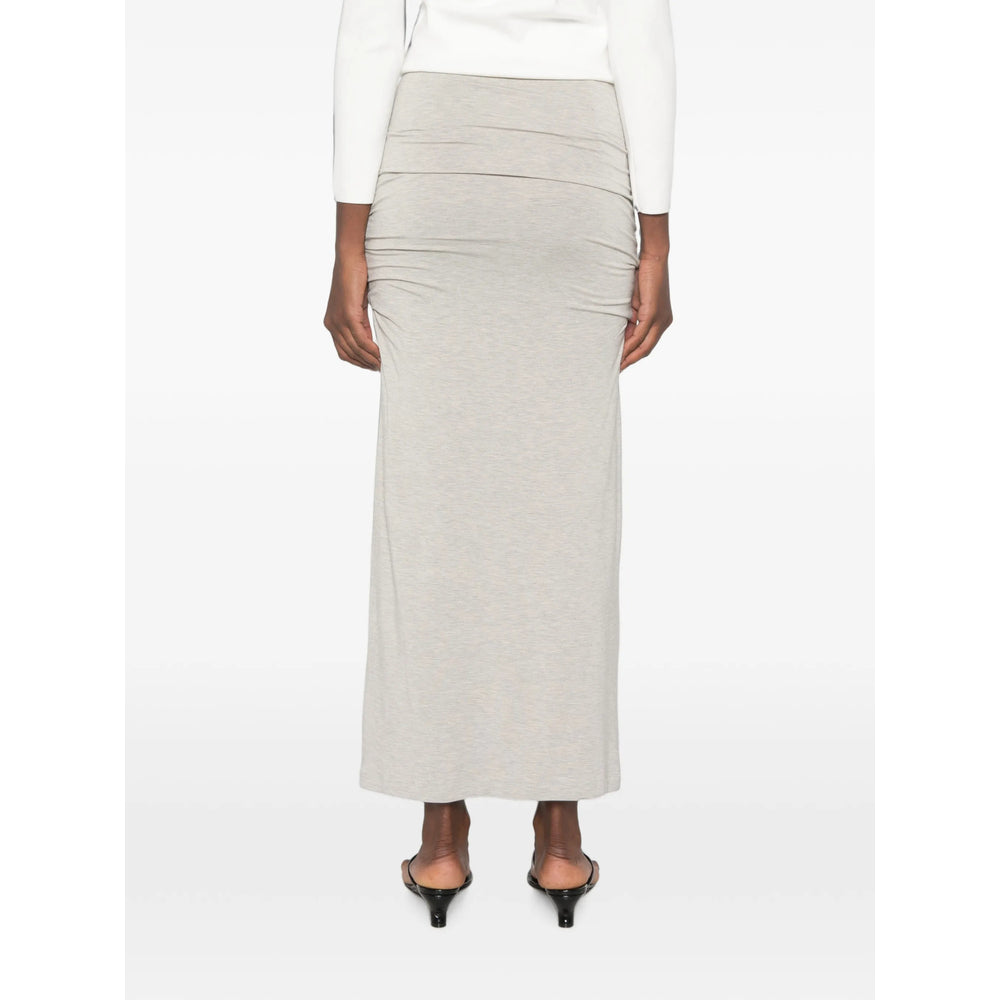 Toteme Grey Skirts - Asymmetric & Draped Skirts Women TOTEME