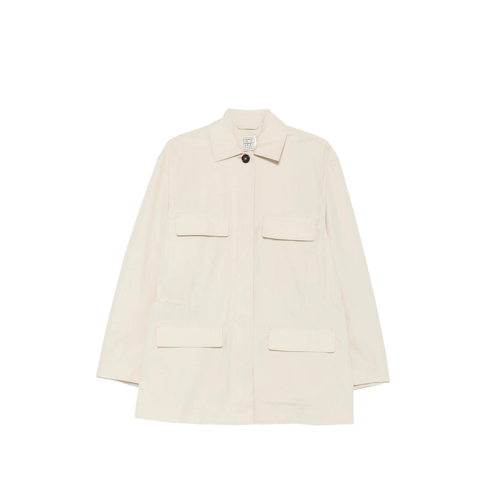 Toteme Neutrals Coats - Military Coats Women TOTEME