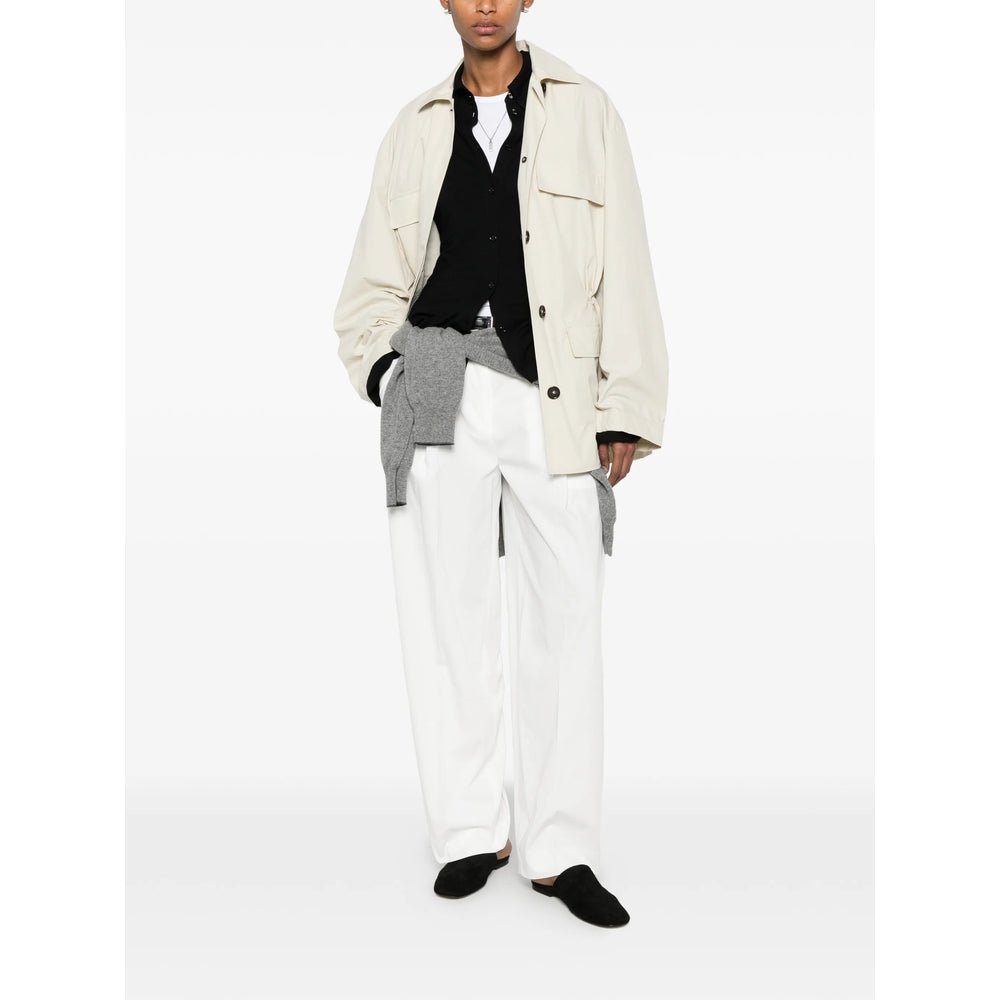 Toteme Neutrals Coats - Military Coats Women TOTEME