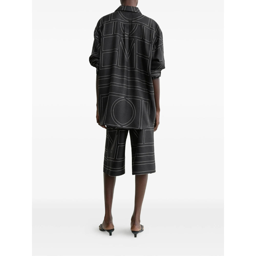 Toteme Black Tops - Shirts Women TOTEME