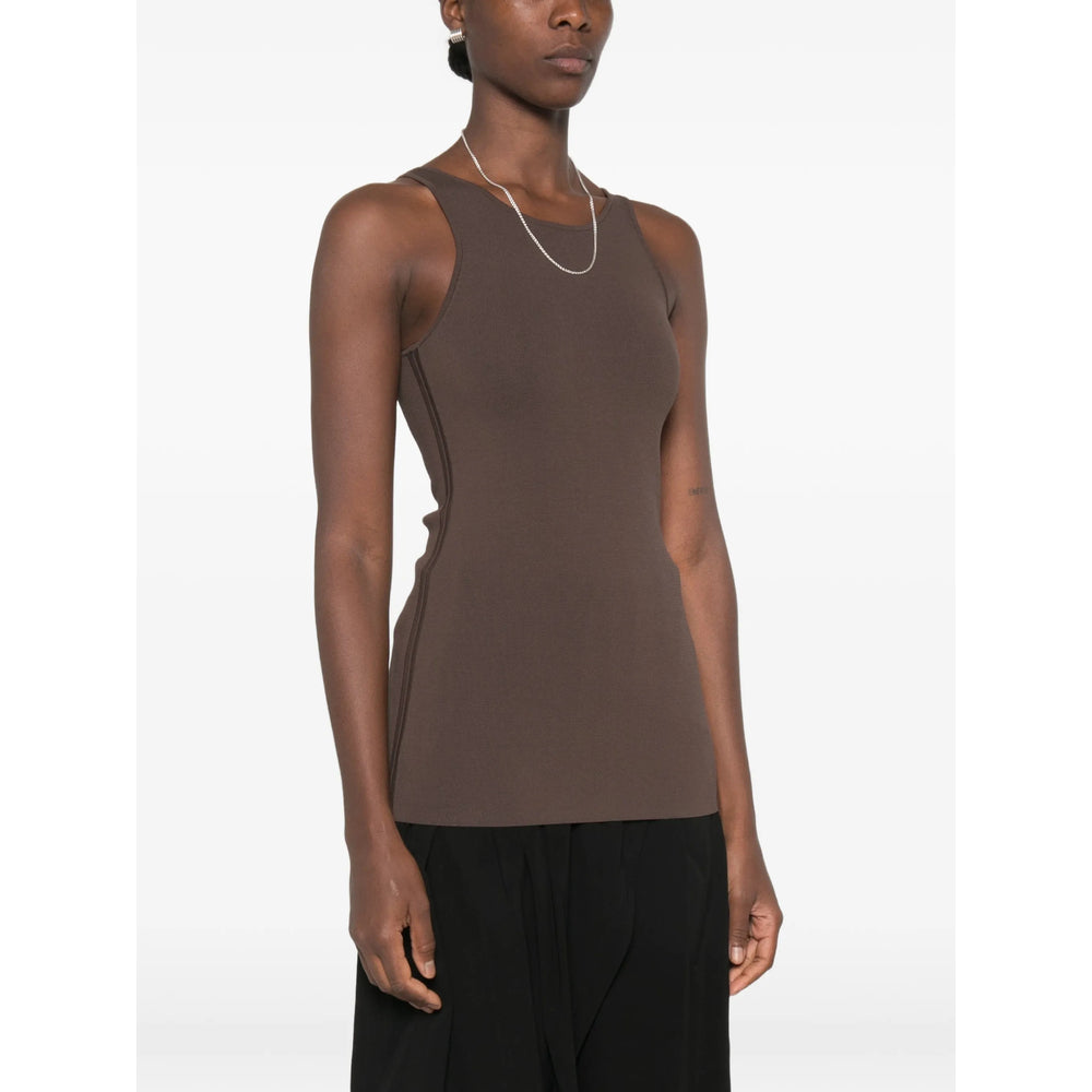 Toteme Brown Tops - Vests & Tank Tops Women TOTEME