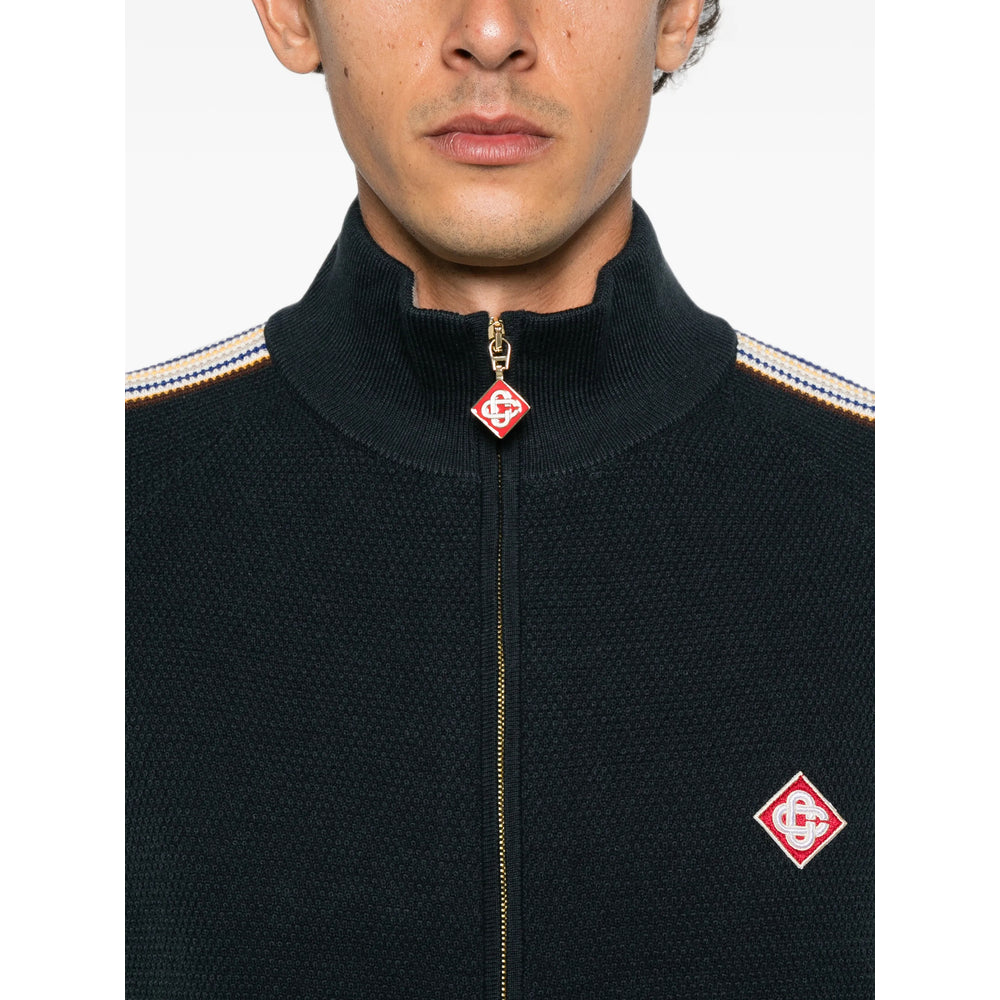 Casablanca Blue Sweaters & Knitwear - Cardigans Men CASABLANCA
