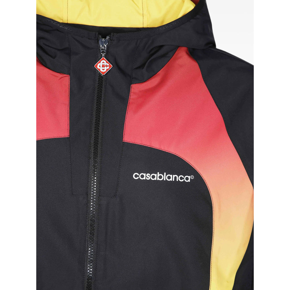Casablanca Black Jackets - Hooded Jackets Men CASABLANCA