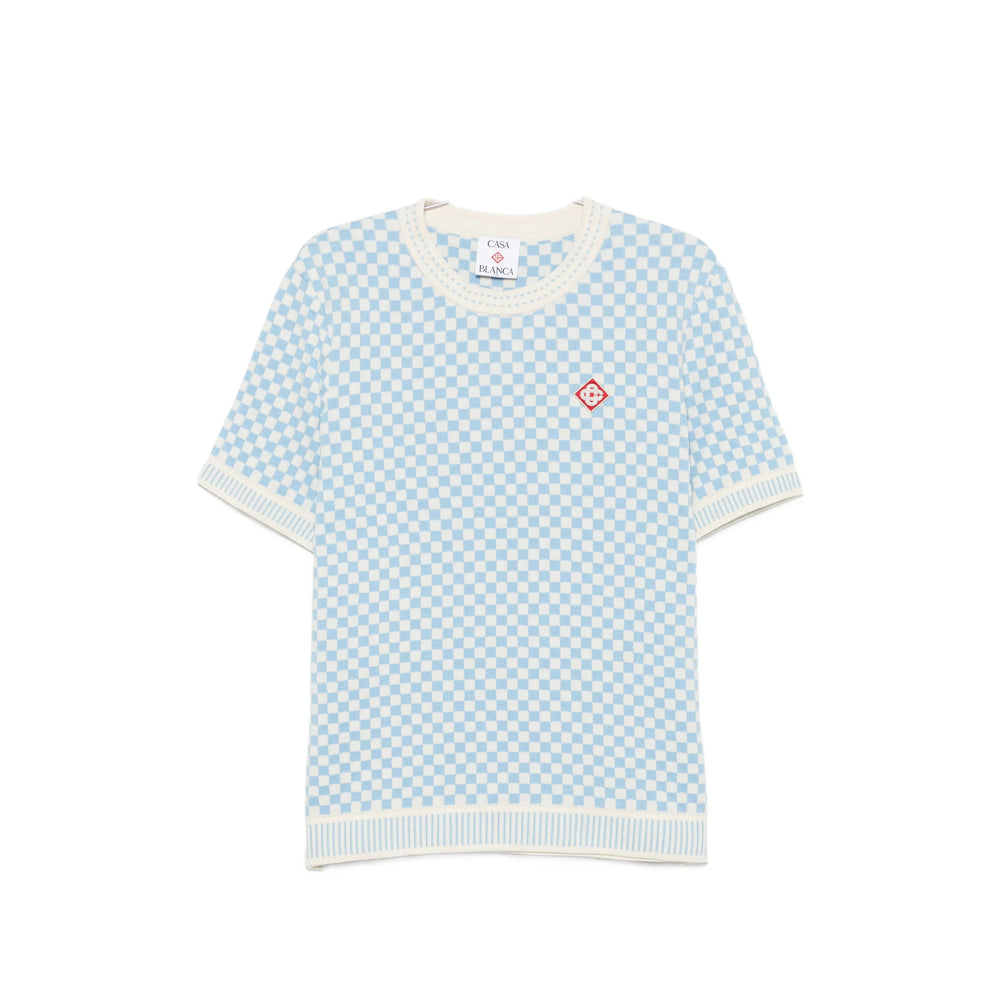 Casablanca Blue T-Shirts & Vests - T-Shirts Men CASABLANCA