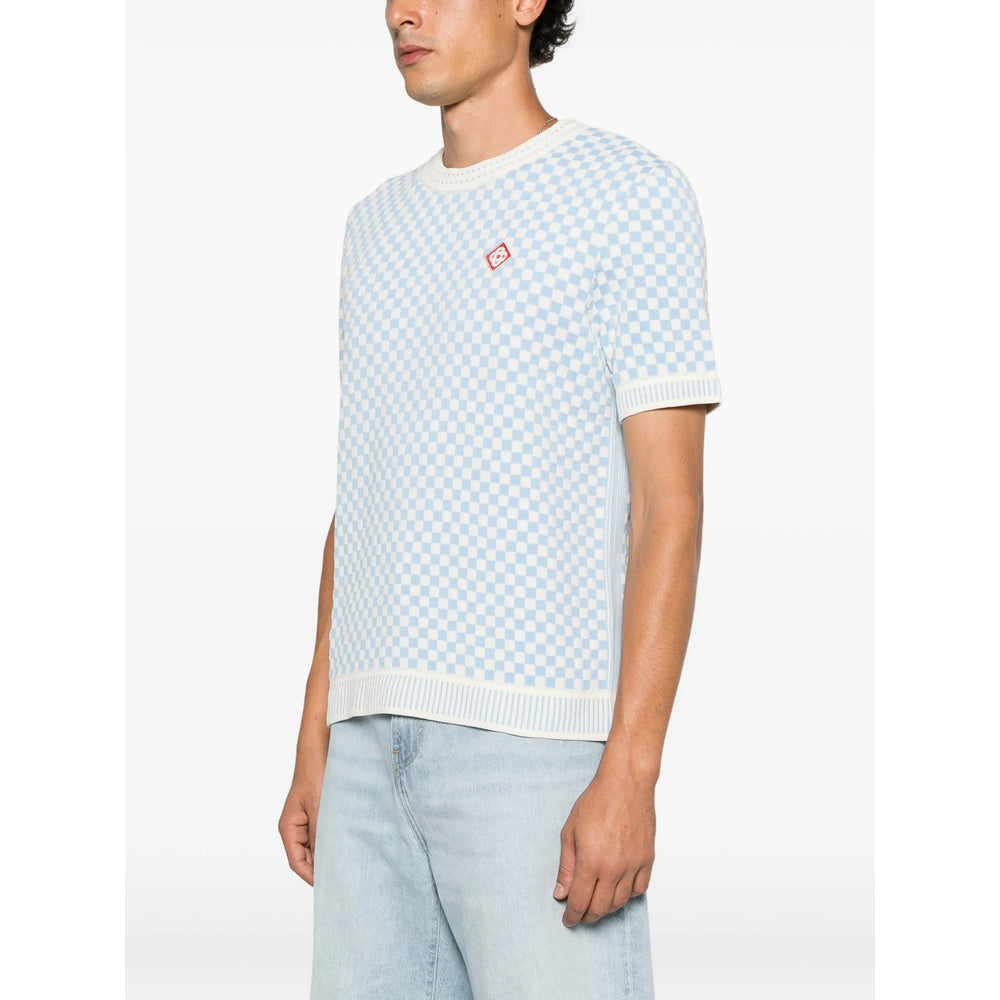 Casablanca Blue T-Shirts & Vests - T-Shirts Men CASABLANCA