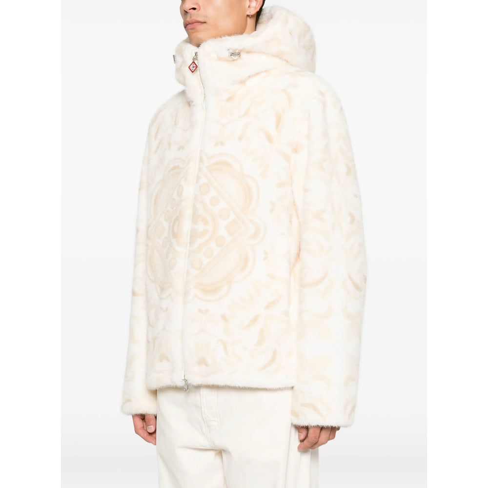 Casablanca White Jackets - Hooded Jackets Men CASABLANCA