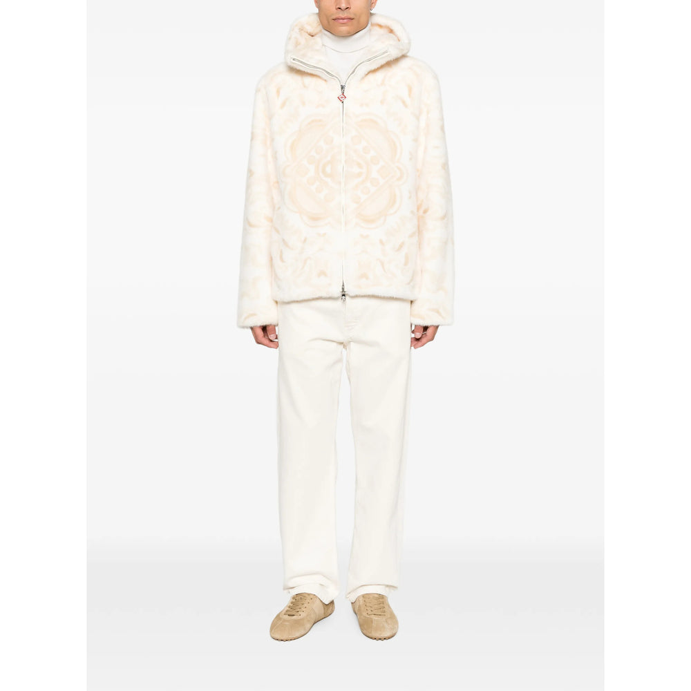 Casablanca White Jackets - Hooded Jackets Men CASABLANCA