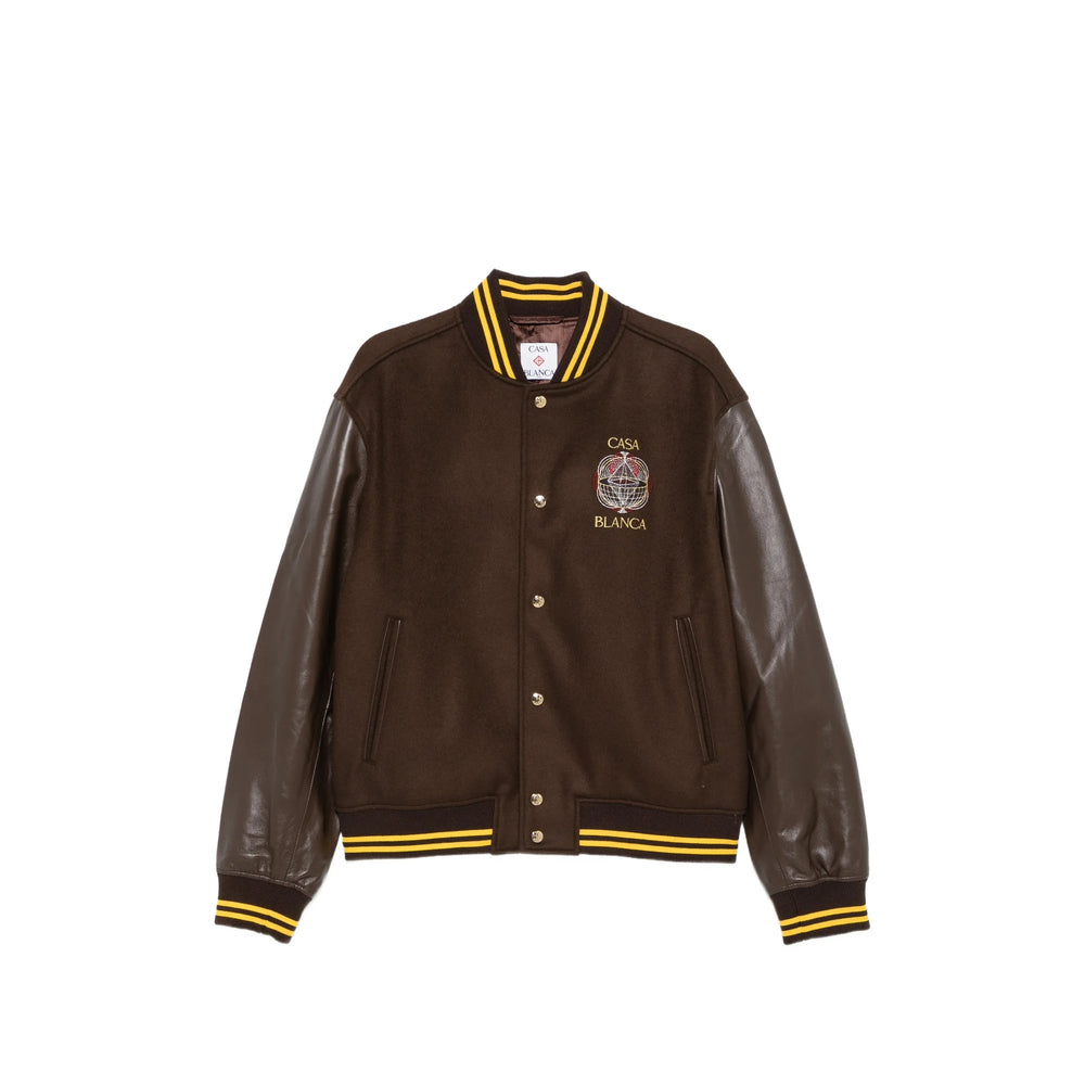 Casablanca Brown Jackets Men CASABLANCA