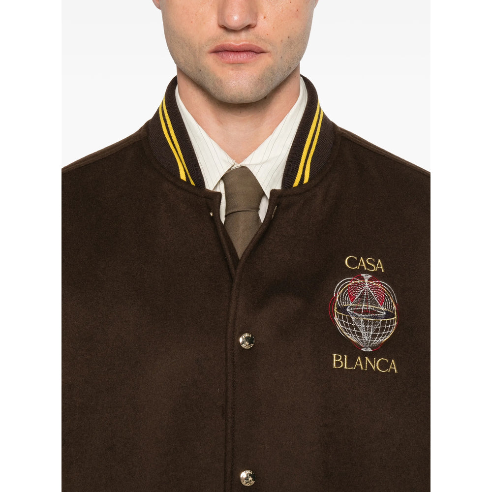 Casablanca Brown Jackets Men CASABLANCA
