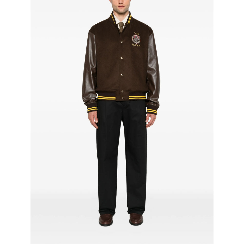 Casablanca Brown Jackets Men CASABLANCA