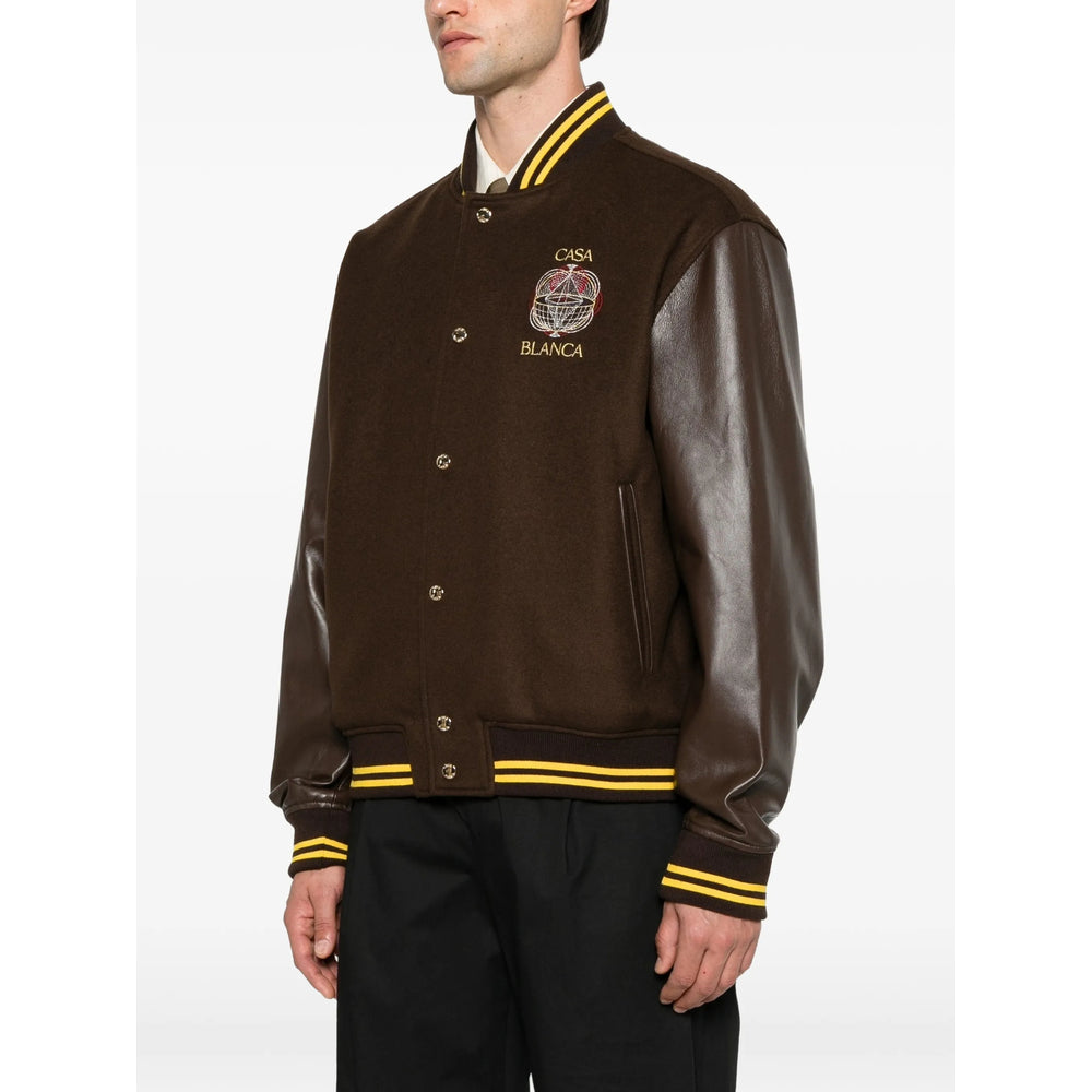 Casablanca Brown Jackets Men CASABLANCA