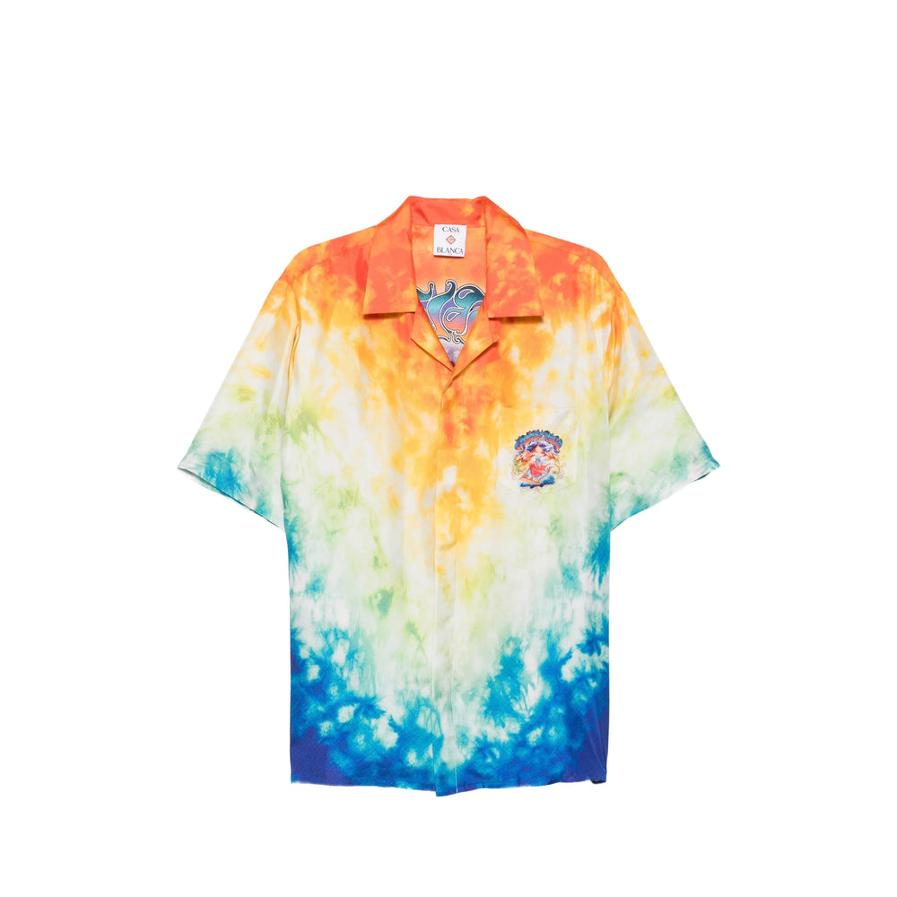 Casablanca Orange Shirts Men CASABLANCA