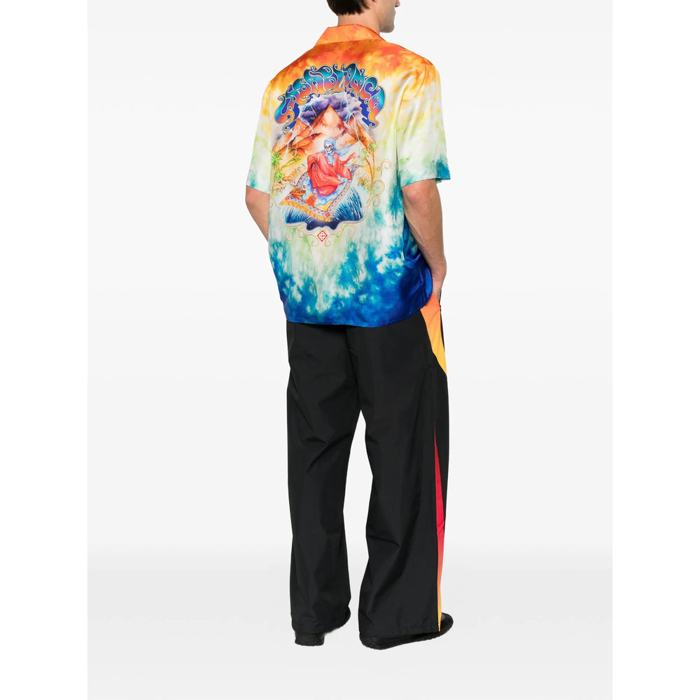 Casablanca Orange Shirts Men CASABLANCA