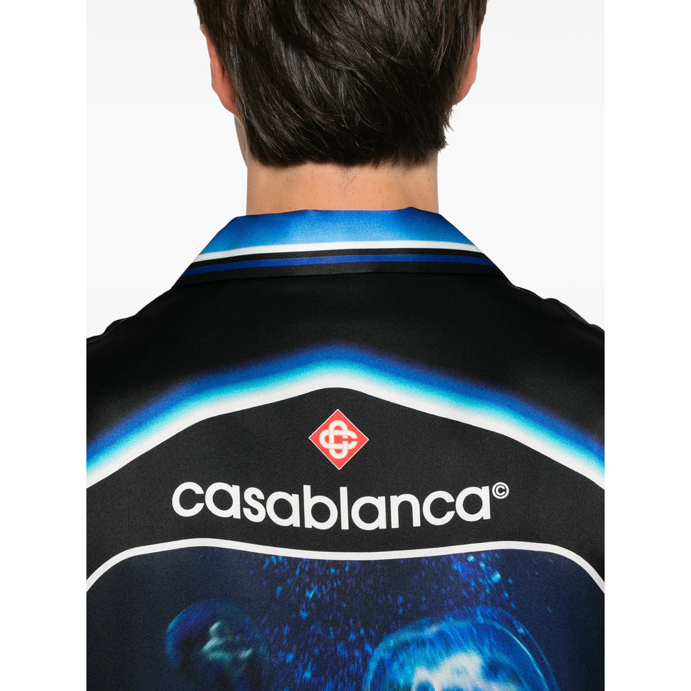 Casablanca Blue Shirts Men CASABLANCA