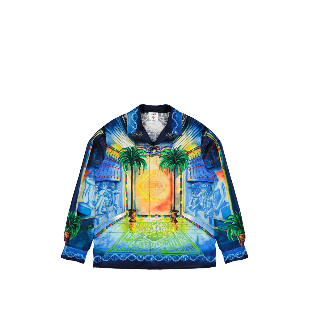 Casablanca Blue Shirts Men CASABLANCA