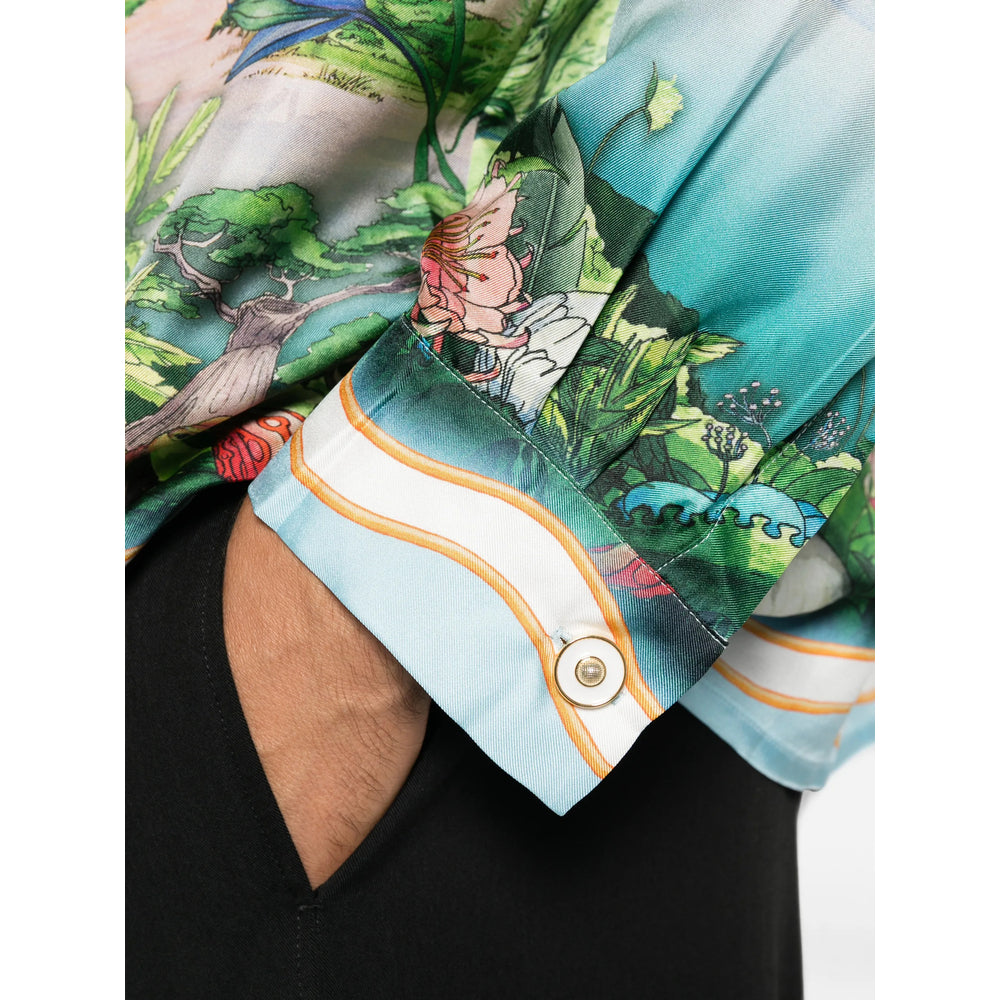 Casablanca Blue Shirts Men CASABLANCA