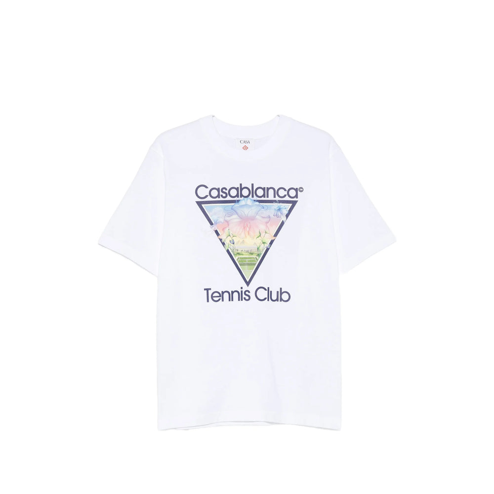 Casablanca White T-Shirts & Vests Men CASABLANCA