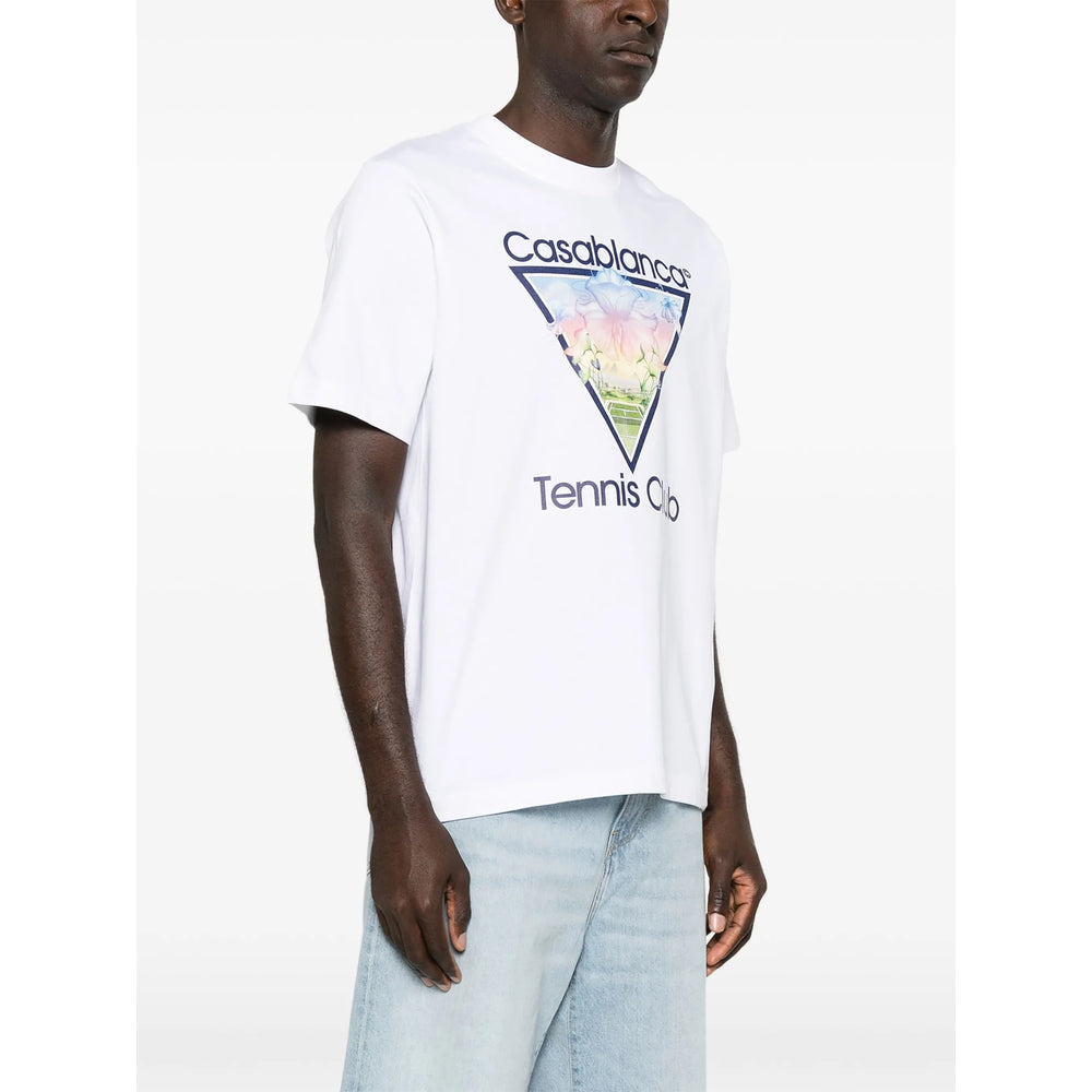 Casablanca White T-Shirts & Vests - T-Shirts Men CASABLANCA