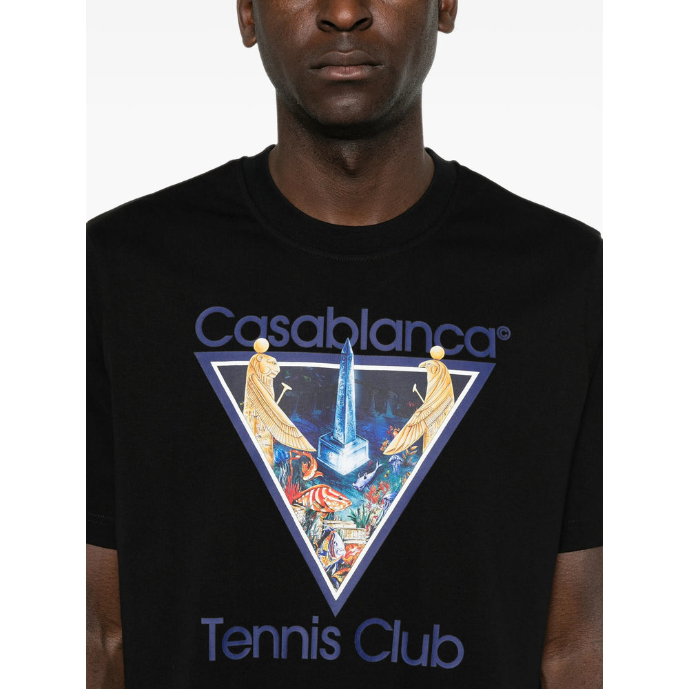 Casablanca Black T-Shirts & Vests - T-Shirts Men CASABLANCA