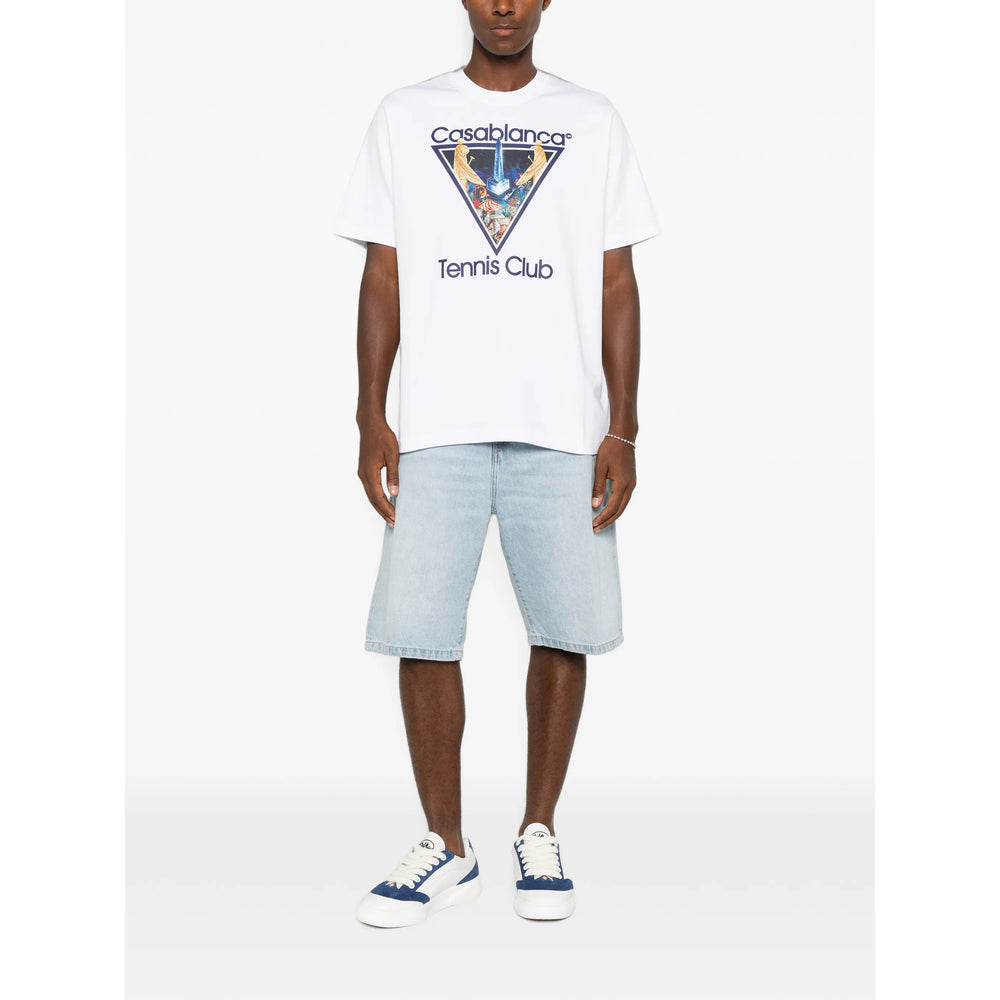 Casablanca White T-Shirts & Vests - T-Shirts Men CASABLANCA