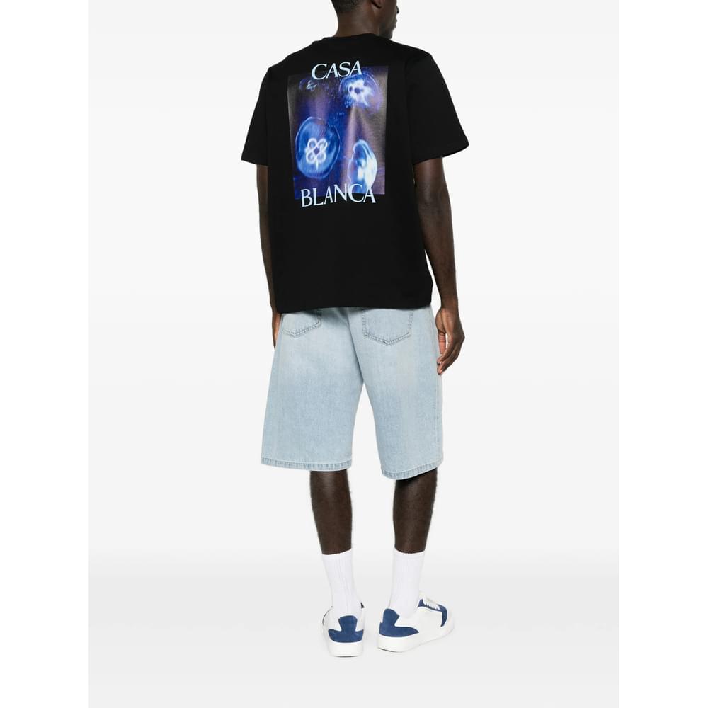 Casablanca Black T-Shirts & Vests - T-Shirts Men CASABLANCA