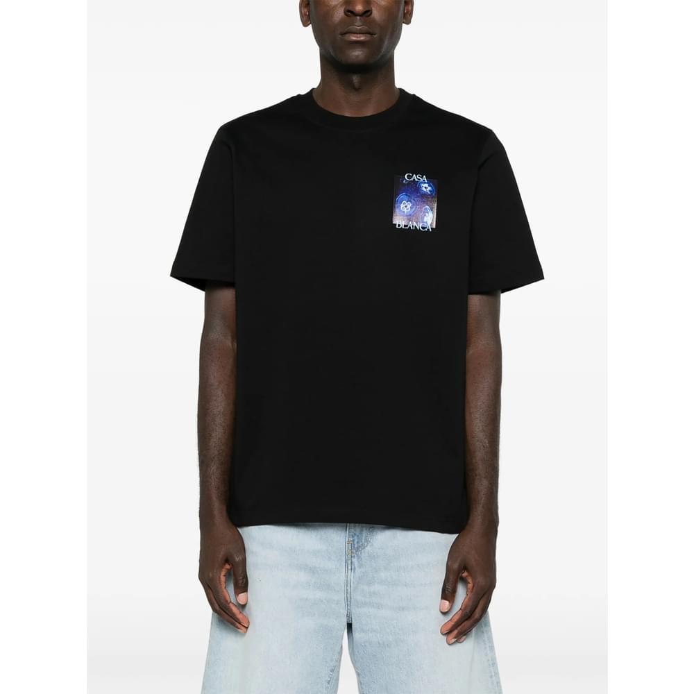 Casablanca Black T-Shirts & Vests - T-Shirts Men CASABLANCA