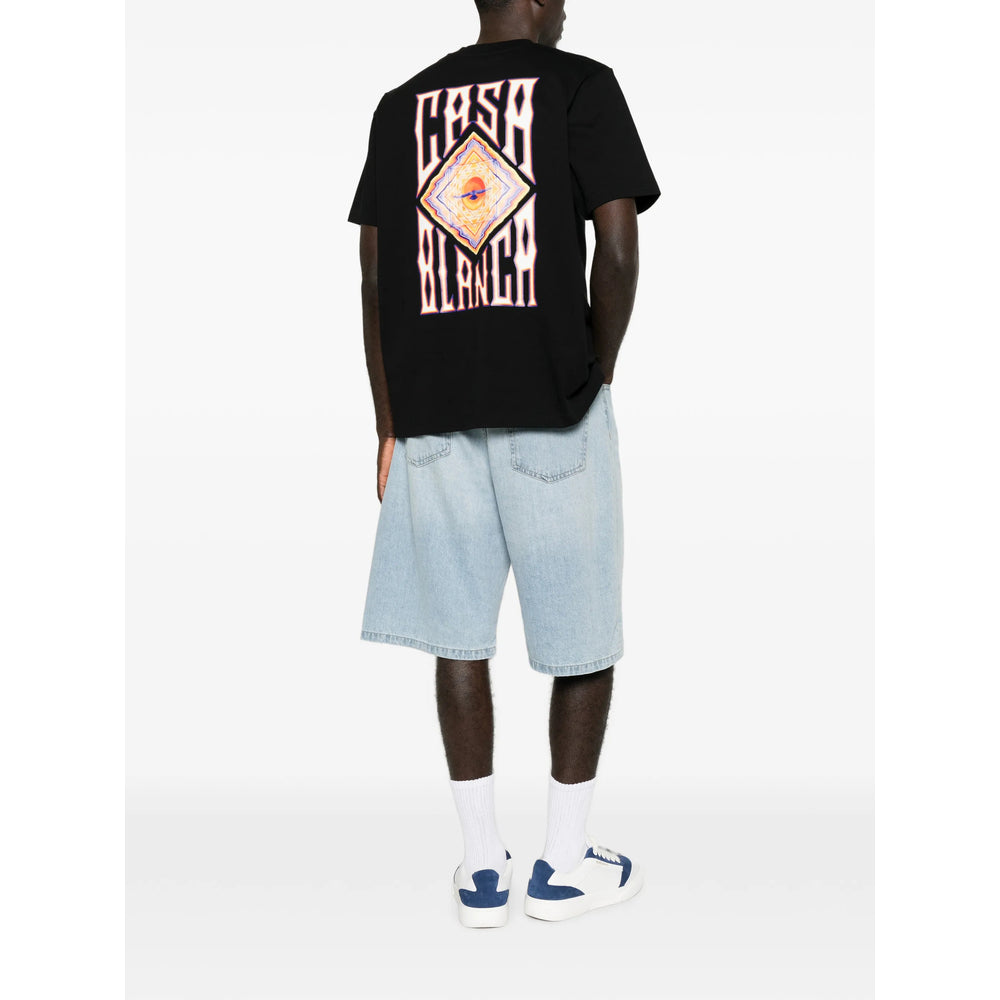 Casablanca Black T-Shirts & Vests - T-Shirts Men CASABLANCA