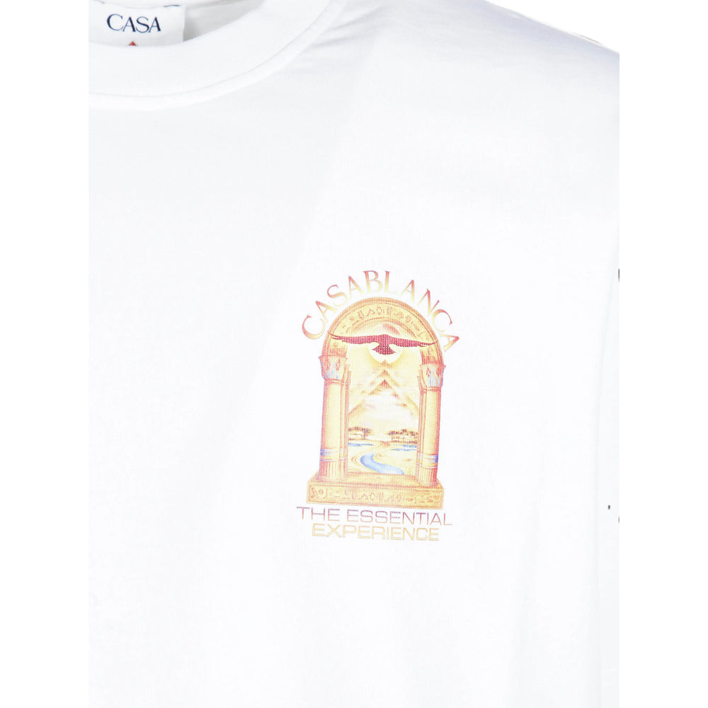 Casablanca White T-Shirts & Vests Men CASABLANCA