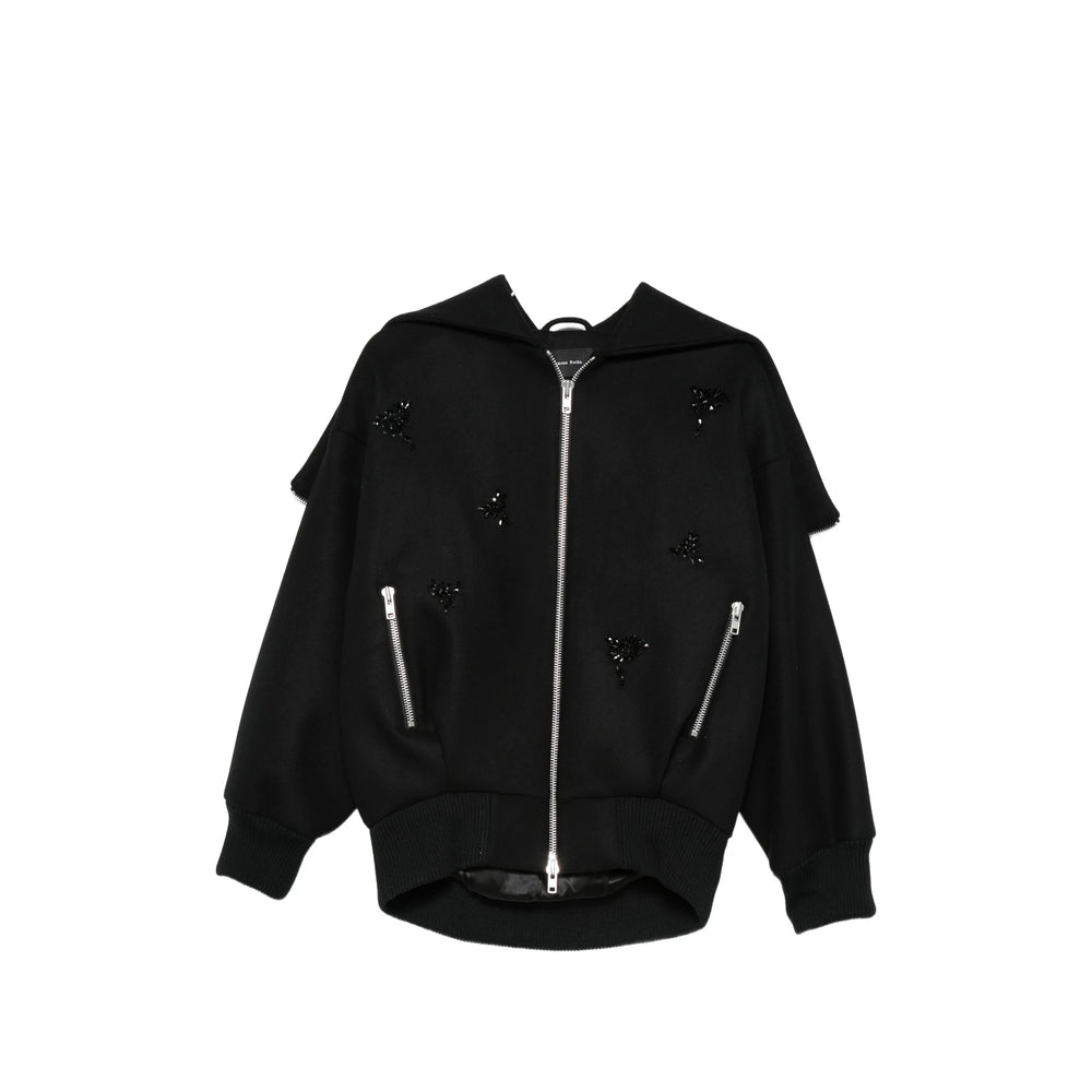 Simone Rocha Black Jackets - Bomber Jackets Women SIMONE ROCHA