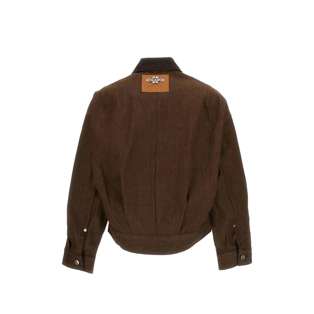 Simone Rocha Brown Jackets - Cropped Jackets Women SIMONE ROCHA