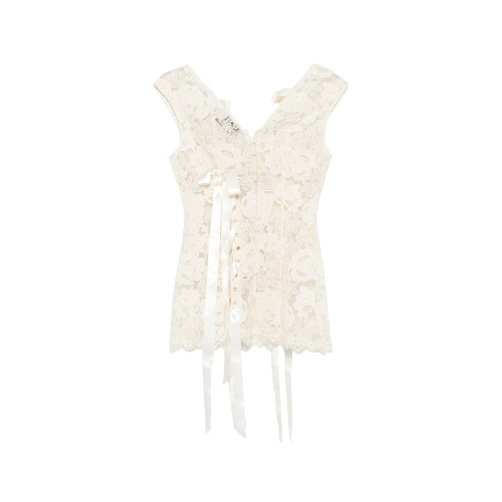Simone Rocha Neutrals Tops - Vests & Tank Tops Women SIMONE ROCHA