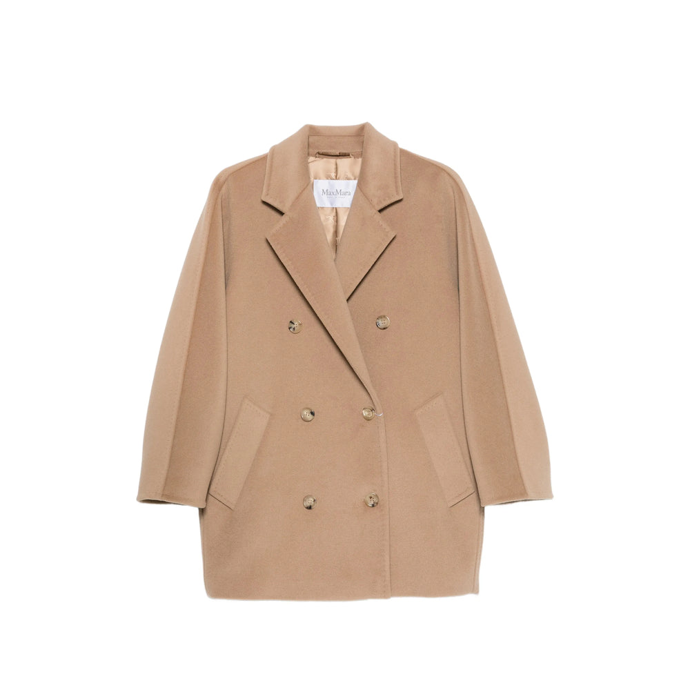 Max Mara Neutrals Coats - Double Breasted & Peacoats Women MAX MARA