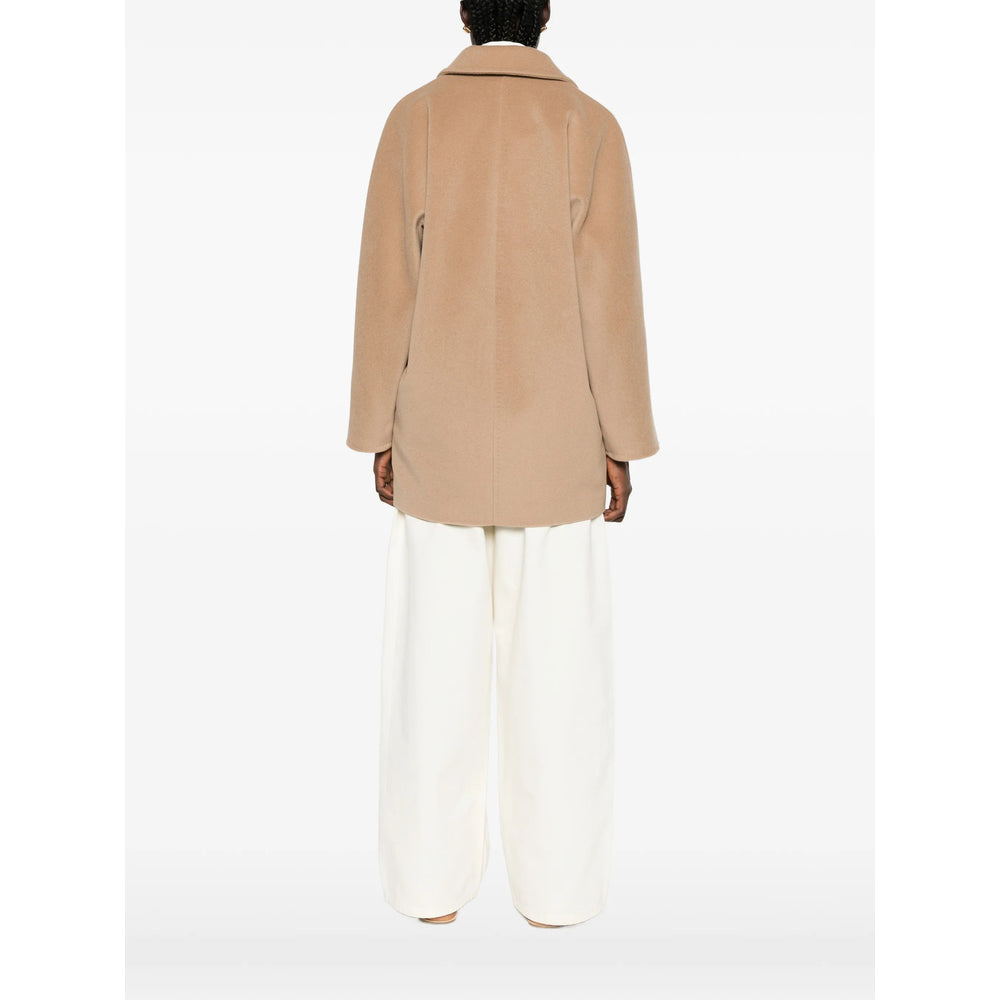 Max Mara Neutrals Coats - Double Breasted & Peacoats Women MAX MARA