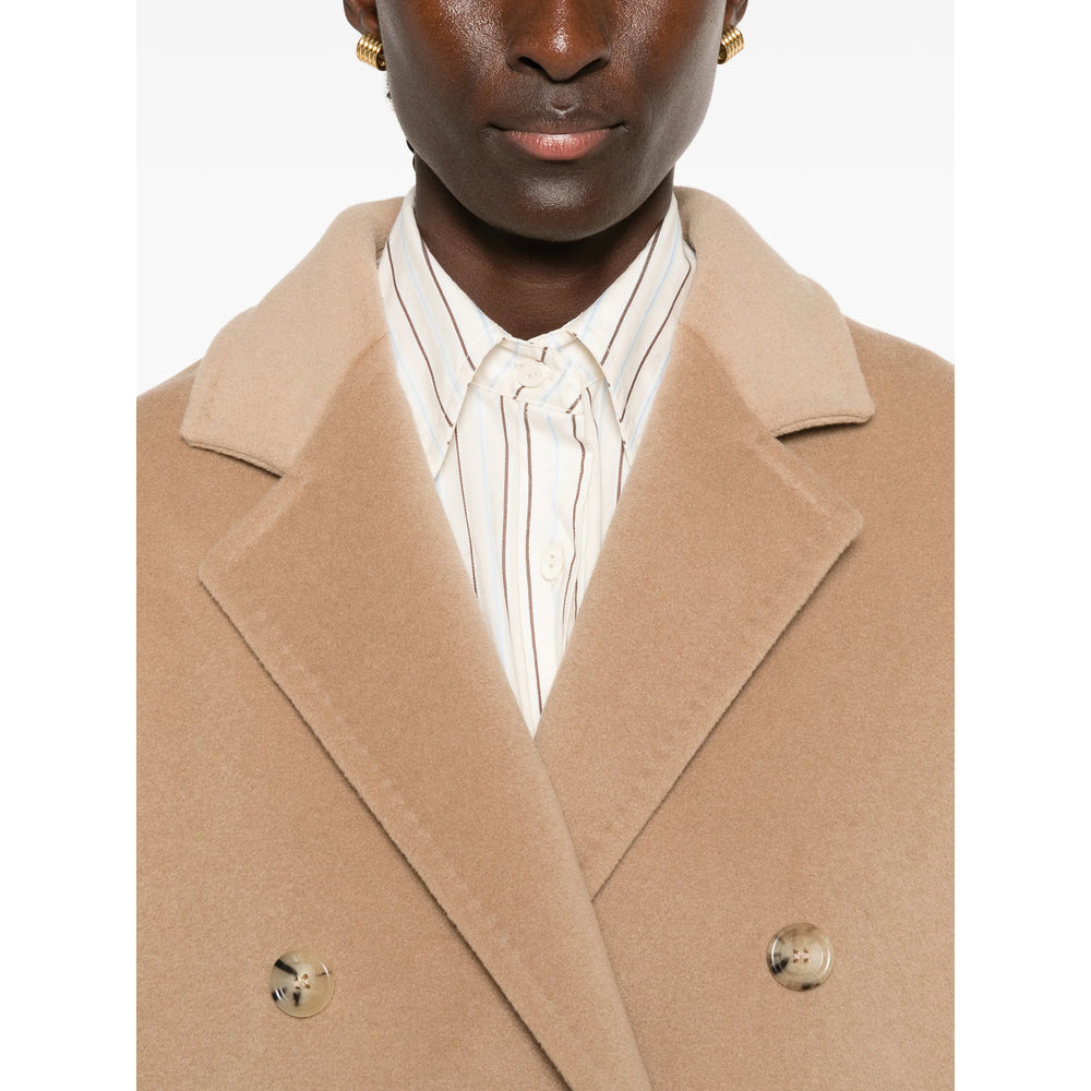 Max Mara Neutrals Coats - Double Breasted & Peacoats Women MAX MARA