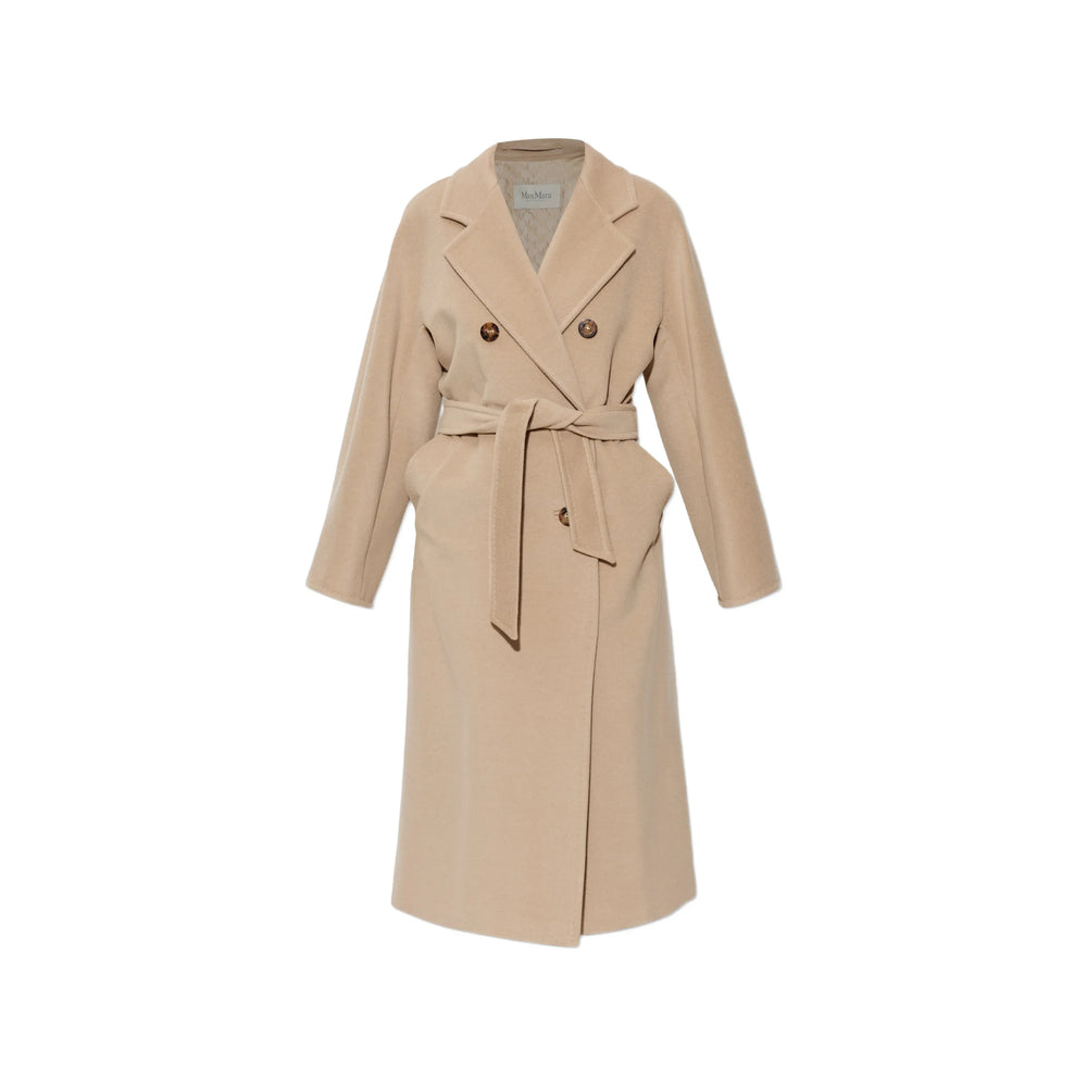 Max Mara Neutrals Coats - Double Breasted & Peacoats Women MAX MARA