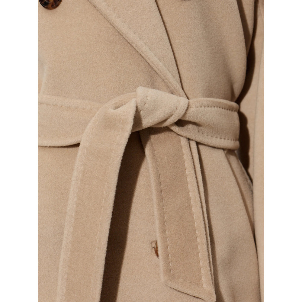 Max Mara Neutrals Coats - Double Breasted & Peacoats Women MAX MARA