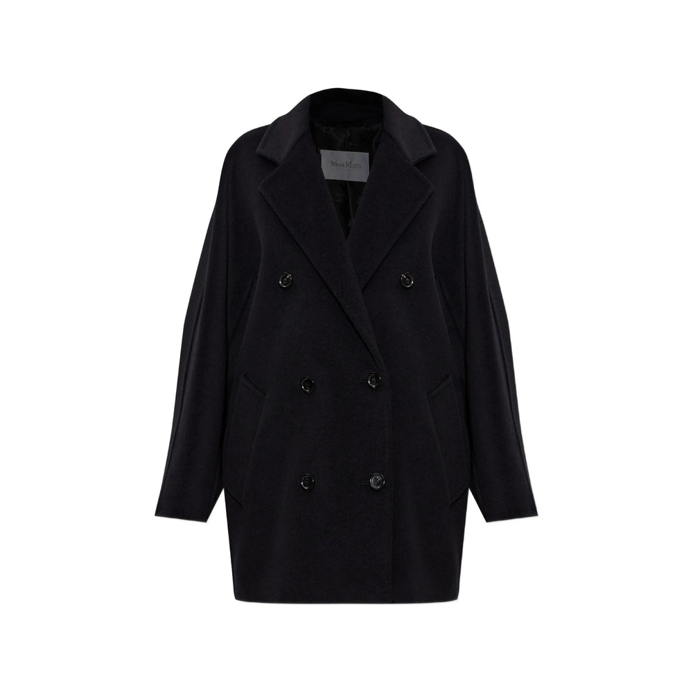 Max Mara Black Coats - Double Breasted & Peacoats Women MAX MARA