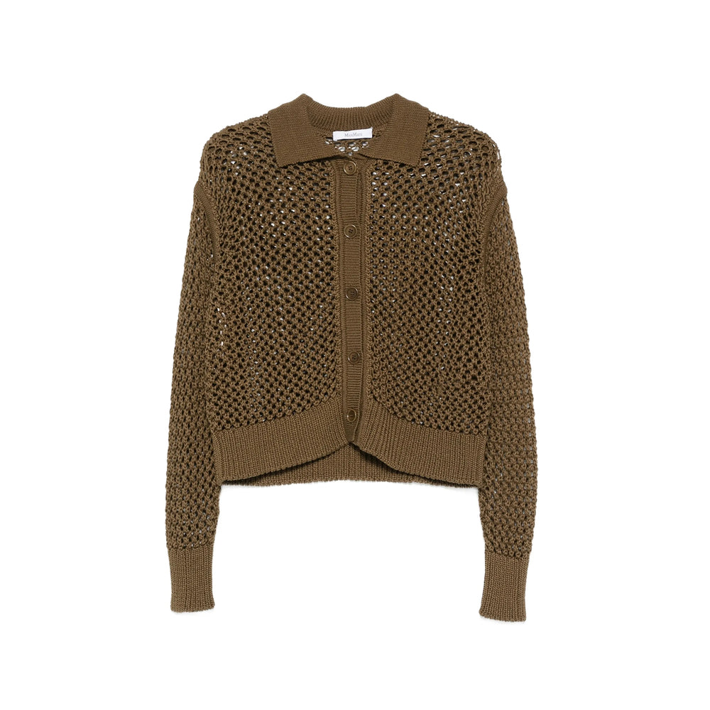 Max Mara Green Knitwear - Cardigans Women MAX MARA
